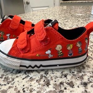 Converse Kids' Red Peanuts Sneakers